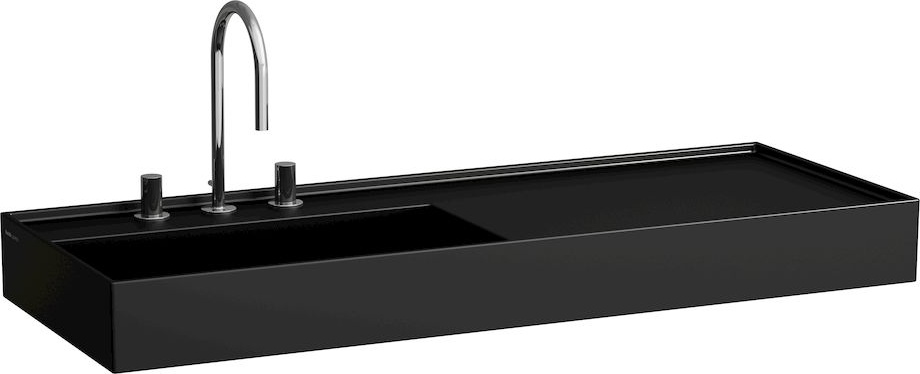 H8133327581581 Раковина, полочка справа, со специальным скрытым сливом LAUFEN PRO - Вид №11