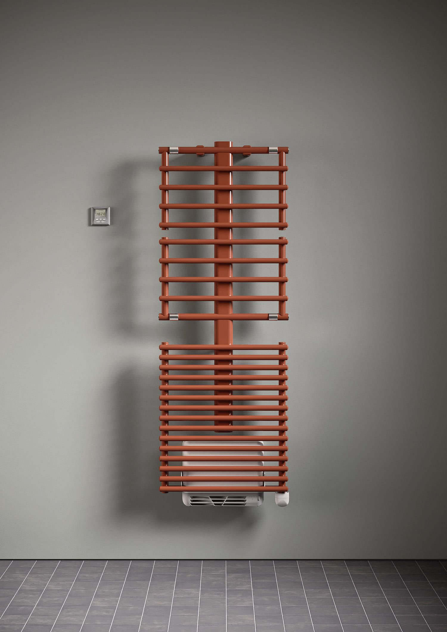 Настенный стальной электрический радиатор для ванной комнаты Irsap Get Up ARCH-00103292 - Вид №2
