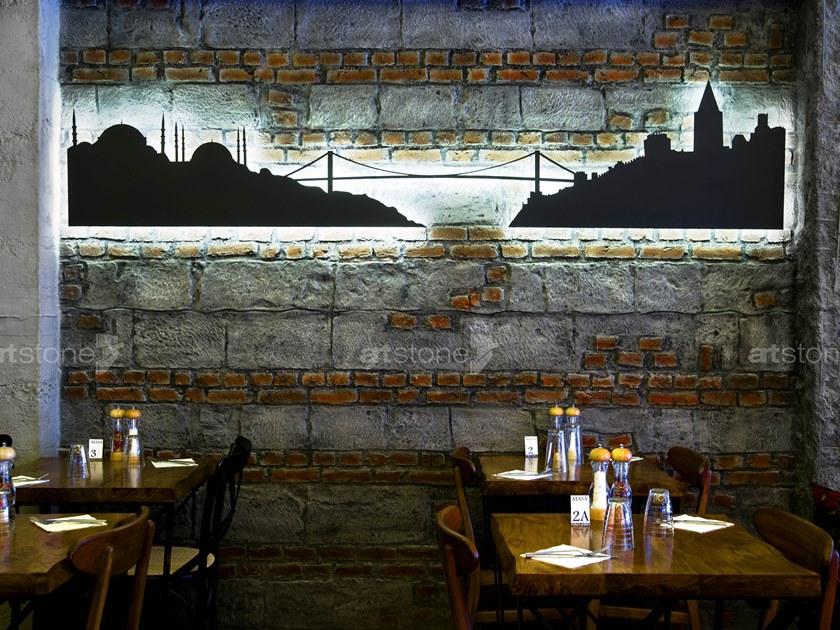 Artstone Panel Systems Панель с трехмерными эффектами из стекловолокна с эффектом кирпича для внутреннего и наружного применения sun-id-1471126 - Вид №1