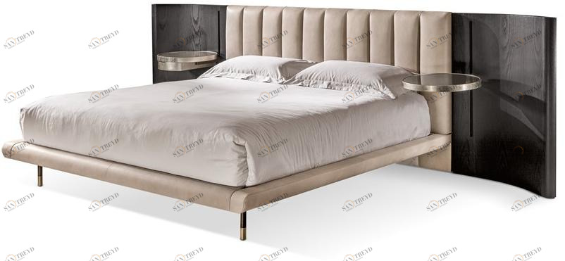 Cantori Кровать из мягкой кожи Mirage sun-id-1474834