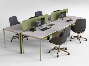 Sinetica Многофункциональное стальное рабочее место со звукопоглощающими перегородками