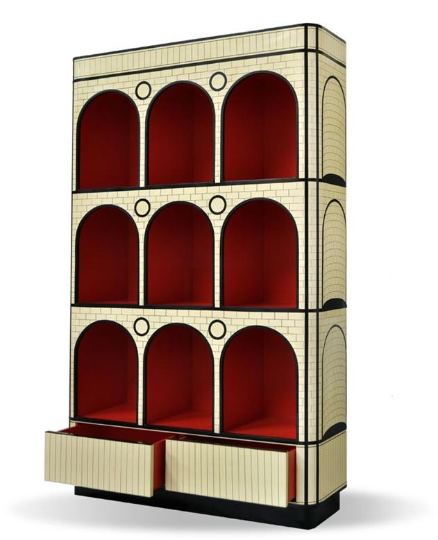 Scarlet Splendour Самонесущий открытый книжный шкаф Vanilla noir sun-id-1491606 - Вид №1