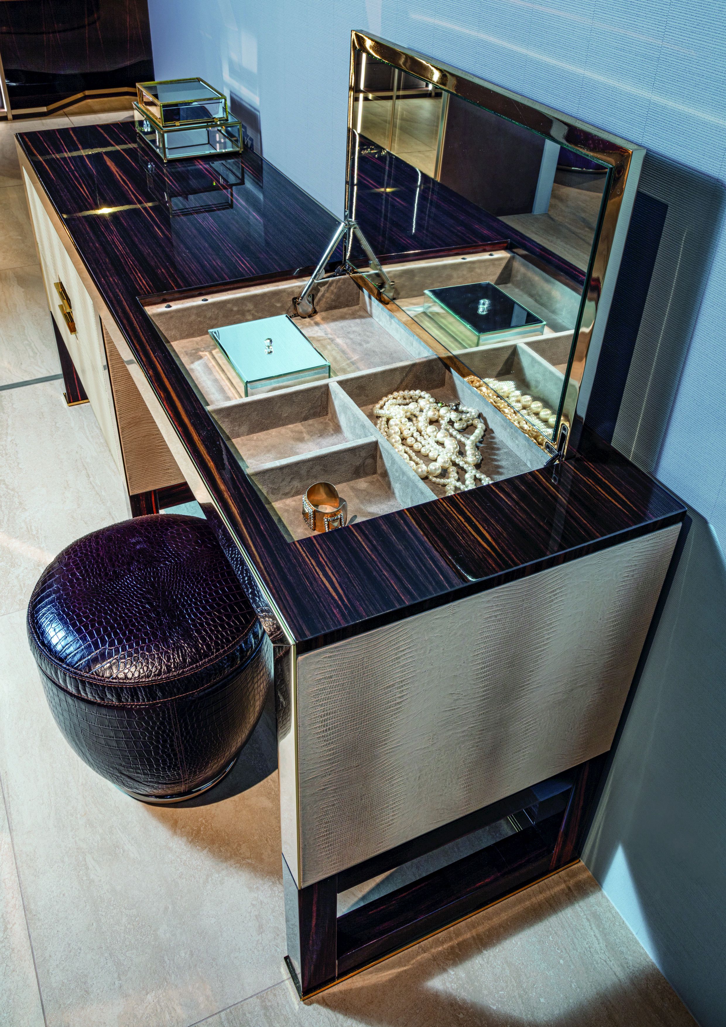 Деревянный туалетный столик Longhi Loveluxe 2019-Rhythm collection ARCH-00083507 - Вид №1