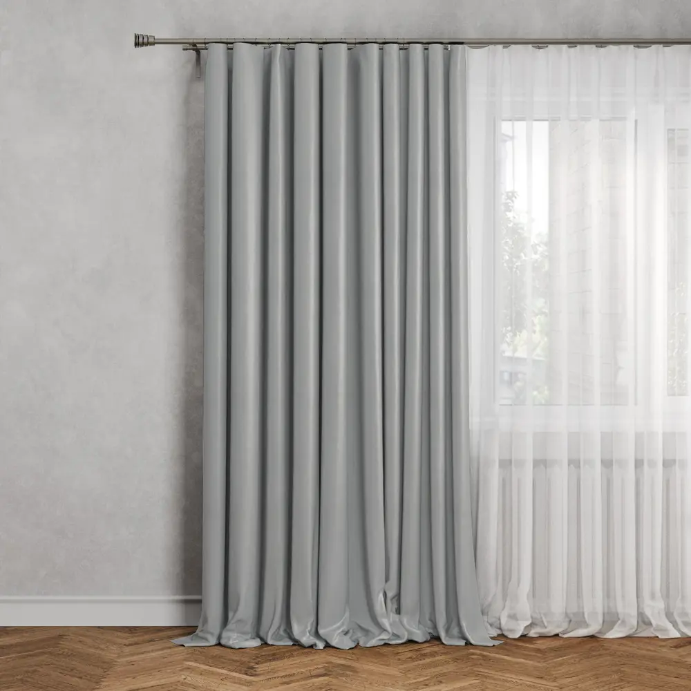 INSPIRE Штора Dubbo Granit с волнообразным дизайном 200x280 см 84756511