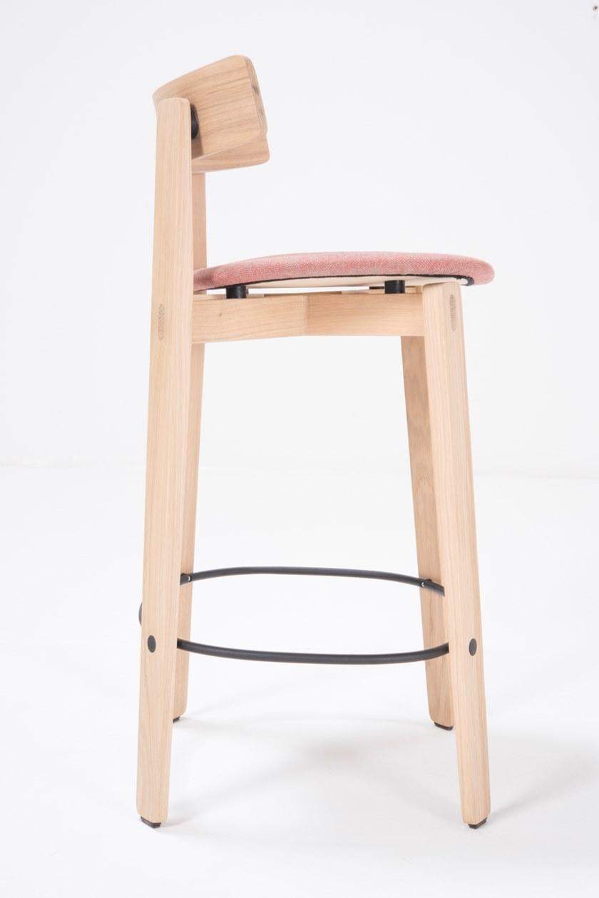 Gazzda Барный стул из дуба со спинкой Nora sun-id-1375823 - Вид №6