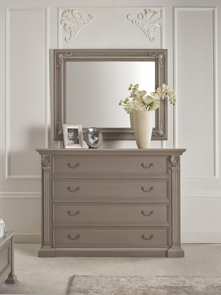 SCAPPINI & C Прямоугольное зеркало из дерева с настенной рамой Timeless 2674 - Вид №1