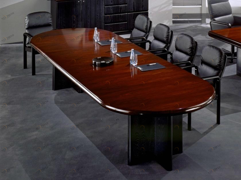 Dyrlund Овальный лакированный стол для совещаний sun-id-1446735