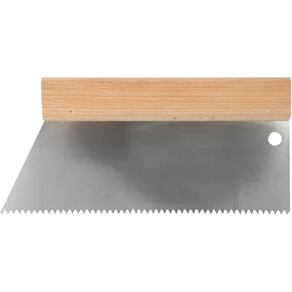 Шпатель зубчатый DOMINUS 250 мм для клея с буковой ручкой 81952430 STLM-0014870 - Вид №2