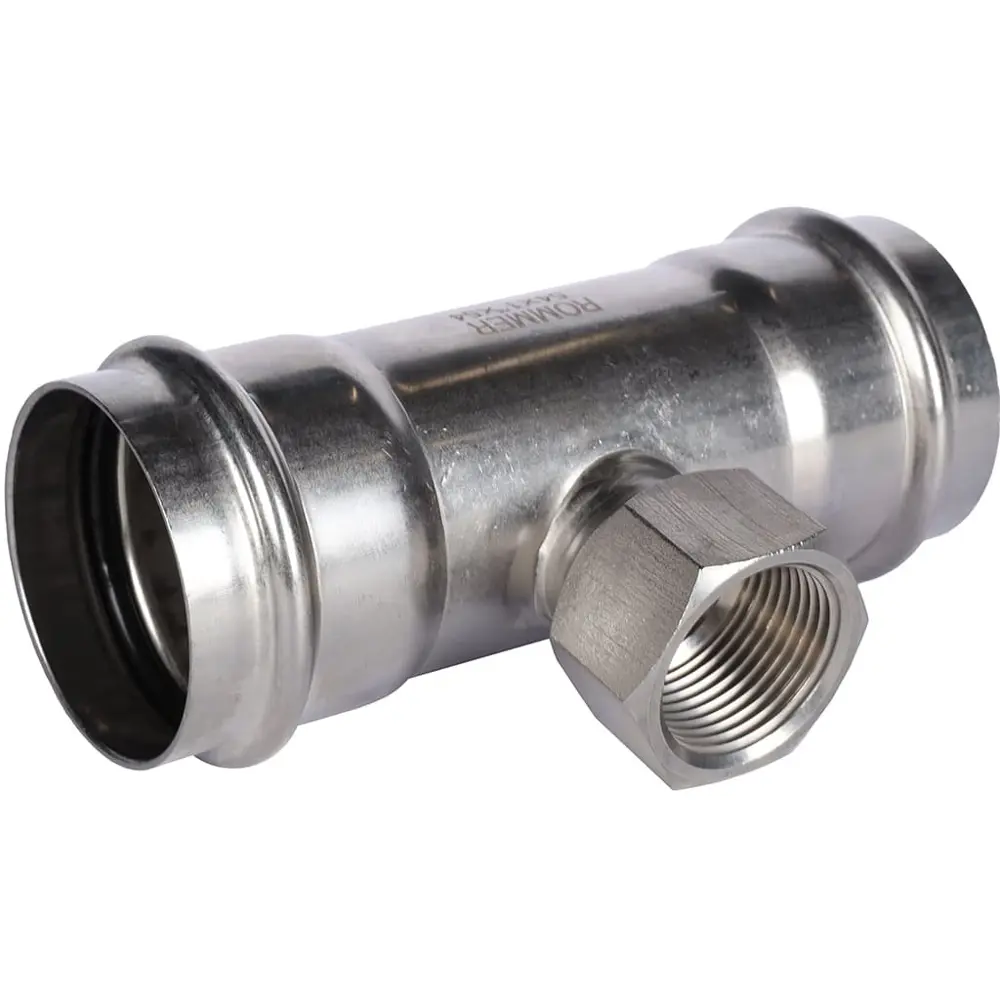 Тройник переходной Rommer 1"x54 мм ВПр-ВР нержавеющая сталь 88011329 STLM-2126776 
