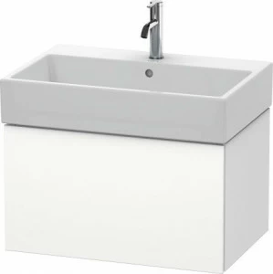 LC617601818 Тумбочка подвесная L-Cube #LC6176 684 x 459 мм Белый матовый, декор