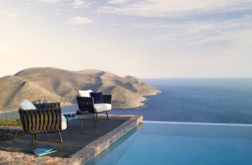 TRIBÙ Садовое кресло из ткани с подлокотниками Tosca sun-id-1504232 - Вид №13