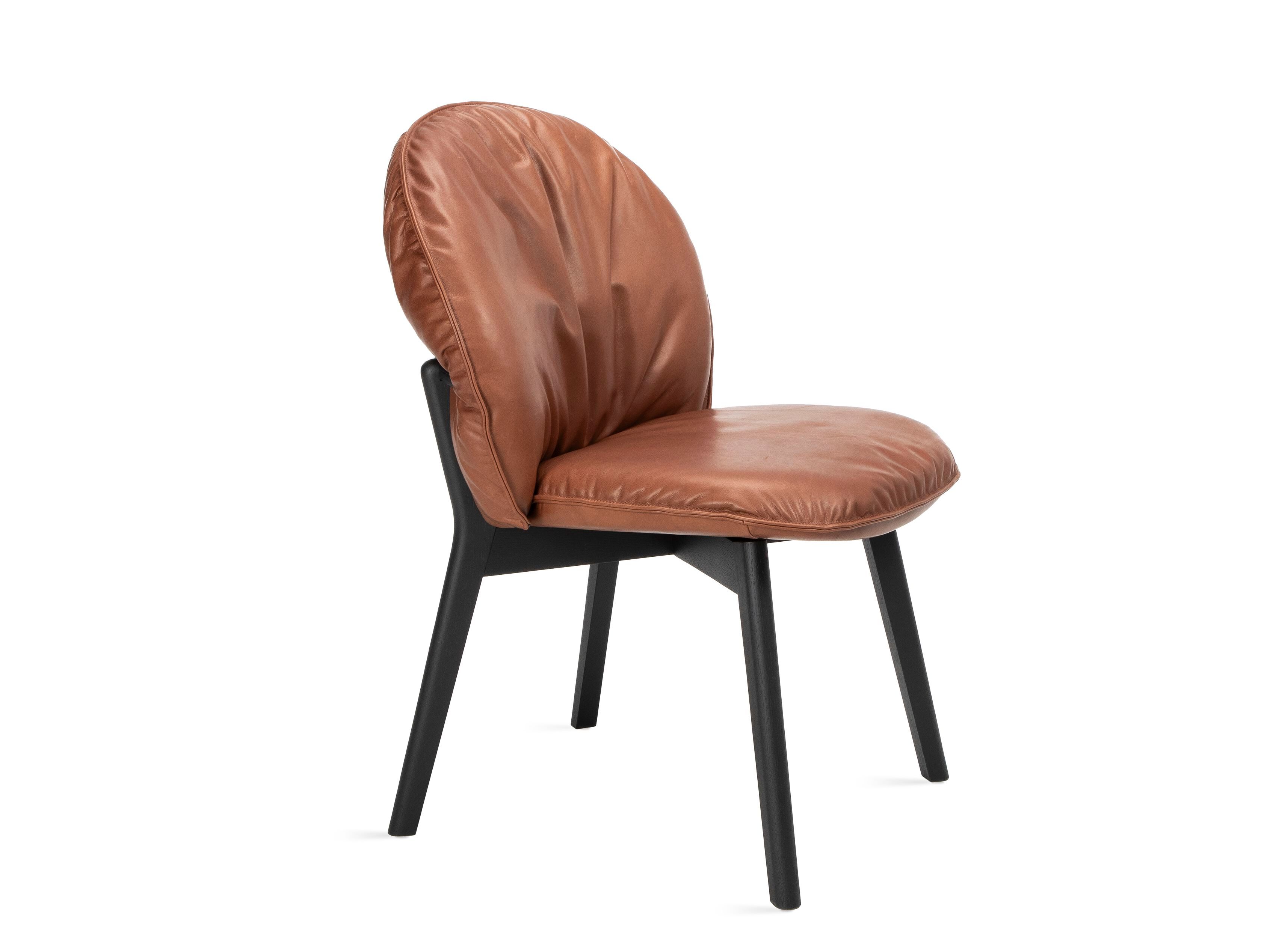 Кожаный мягкий стул без подлокотников Freifrau Marie ARCH-00129602 - Вид №2