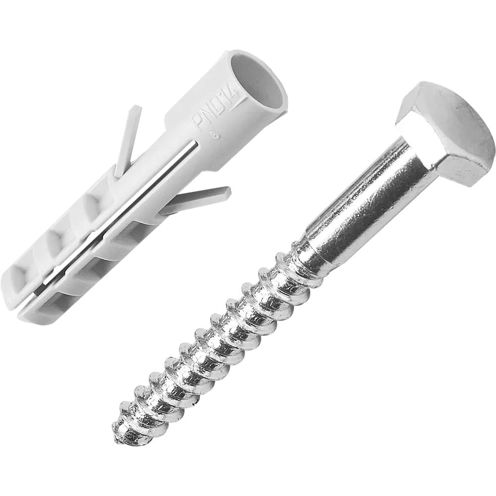 Дюбель распорный STANDERS PND 14×70 мм с шурупом для бетона и кирпича 83387781 STLM-1005107