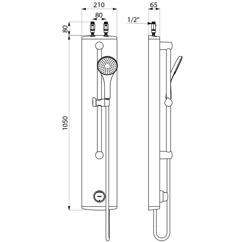 790350 Душевая панель TEMPOMIX DELABIE  - Вид №1