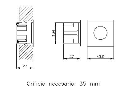 Светодиодный индикатор из нержавеющей стали DAISALUX LYRA ARCH-00034972 - Вид №4