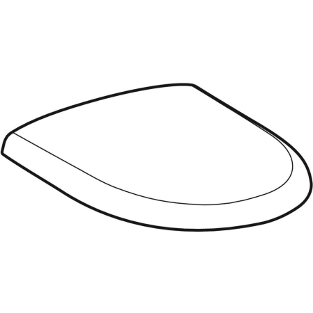 500.836.01.1 Сиденье для унитаза Geberit Renova крепление сверху Geberit  - Вид №1