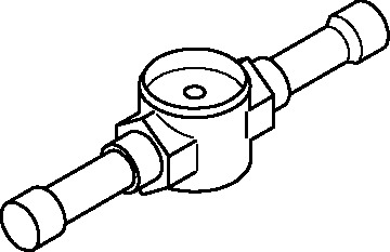Danfoss SGP N — Смотровые стекла с индикатором влажности SGP 22s N Cтекло cмотровое 014L0186  - Вид №14