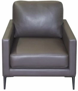 Duvivier Canapés Съемное кожаное кресло с подлокотниками Chantaco Chanxd11