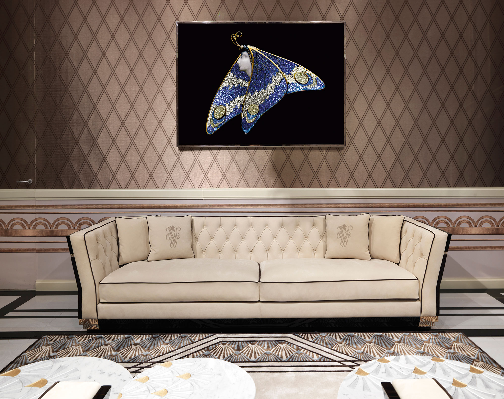 Berry Capitonné Диван Visionnaire  - Вид №1