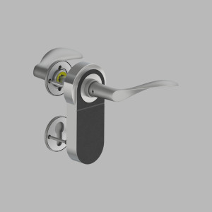 12404074931 Нажимная ручка AJ97, малая для электронного замка SimonsVoss, DINd line Arne Jacobsen