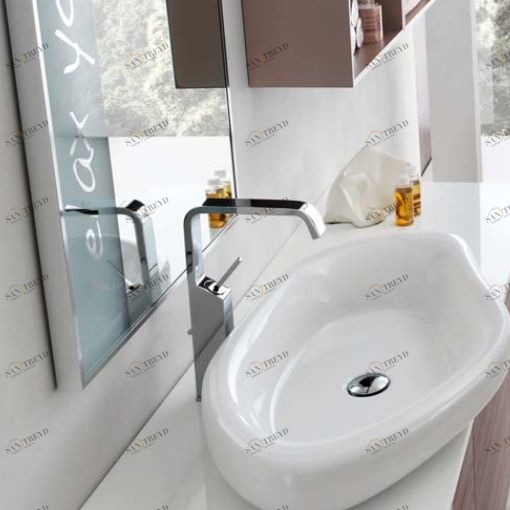 A542 Накладная раковина на столешницу  овальная Arbi 