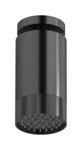 Верхний душ с Потолочный кронштейн WE ARE IB sb322cc_22 Brushed Black Chrome Spot