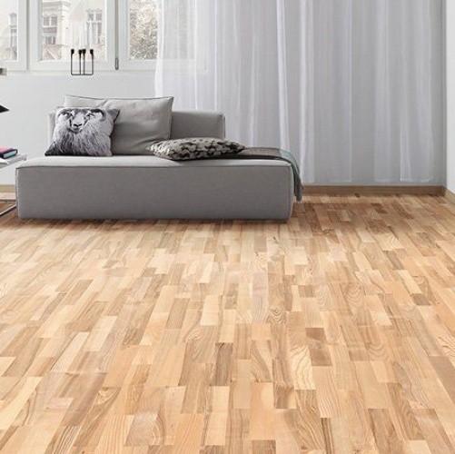 Паркетная доска Haro 4000 Series Top connect лак Ясень Кантри (Гладкая) 2200х180 мм 525127 - Вид №1