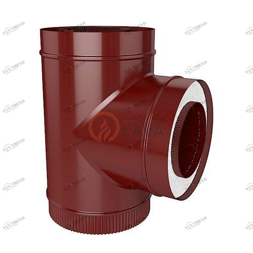 Сэндвич-тройник LAVA 115/180 мм. 90" вишневый (3005) 4366