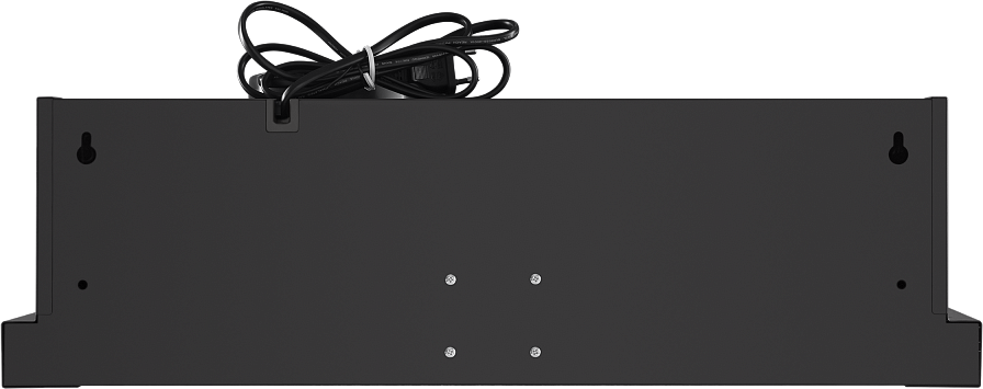 VS LIGHT 50 BLACK Вытяжка vs light 50 черный/ • тип: встраиваемая • цвет: черный • управление: колыбельное • ширина, мм: 500 • полная потребляемая мощность, вт: 140• количество скоростей: 2 • максимальная производительность, м3/ч: 480• диаметр воздуховода Santreyd  - Вид №9