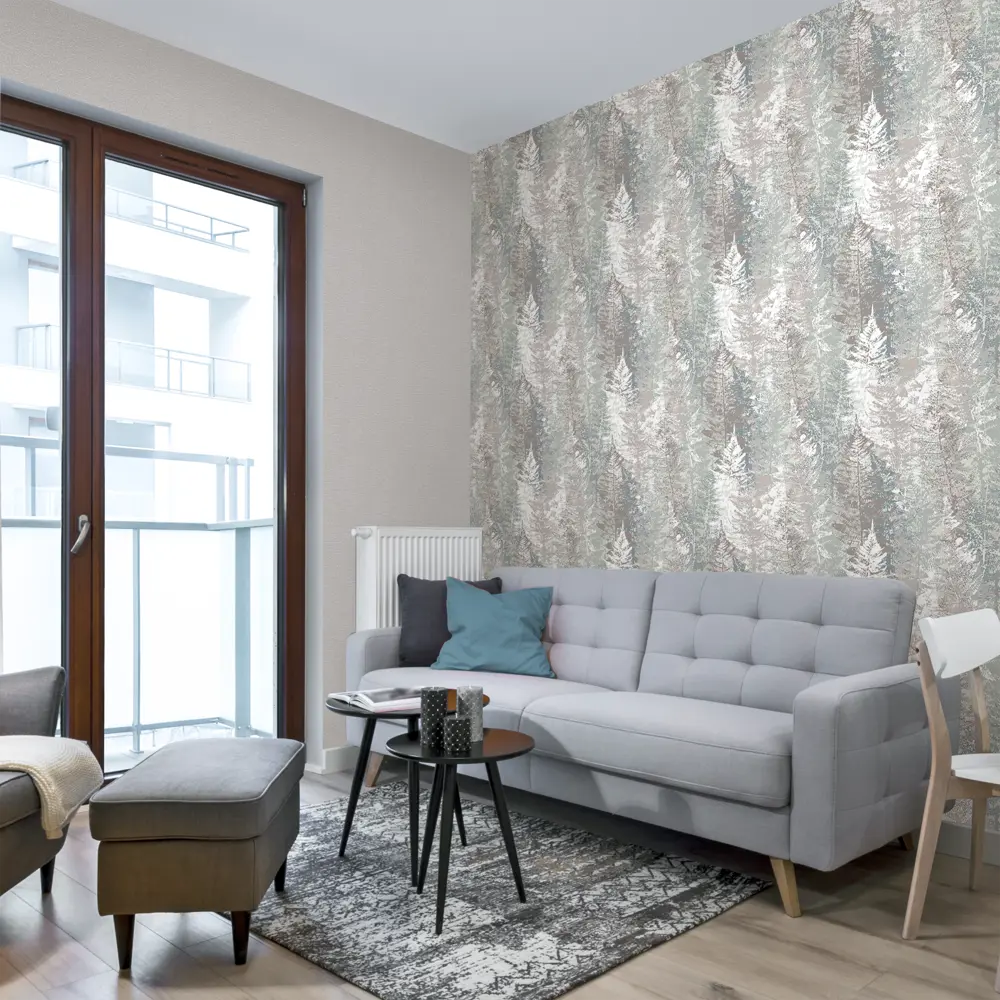 Обои флизелиновые Ateliero Fresh коричневые 1.06 м AT281968 84872671 STLM-2080512 - Вид №3