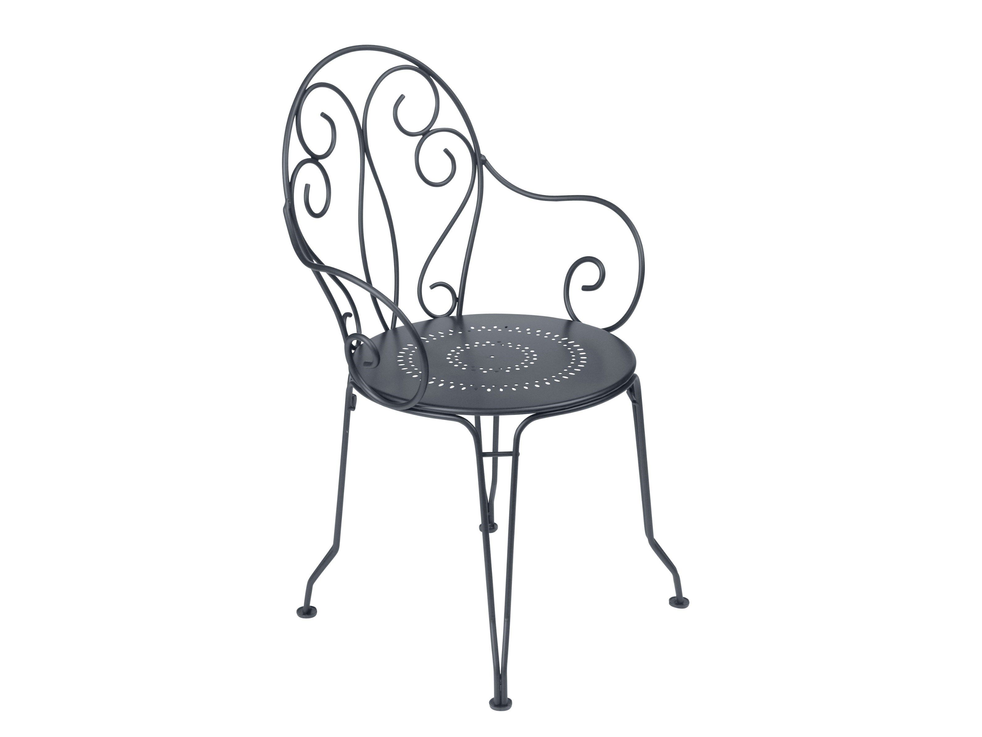 Стальной штабелируемый садовый стул с подлокотниками Fermob ARCH-00151281 - Вид №7