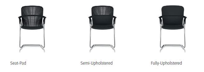 Мягкий консольный стул с подлокотниками Herman Miller Keyn ARCH-00065066 - Вид №20