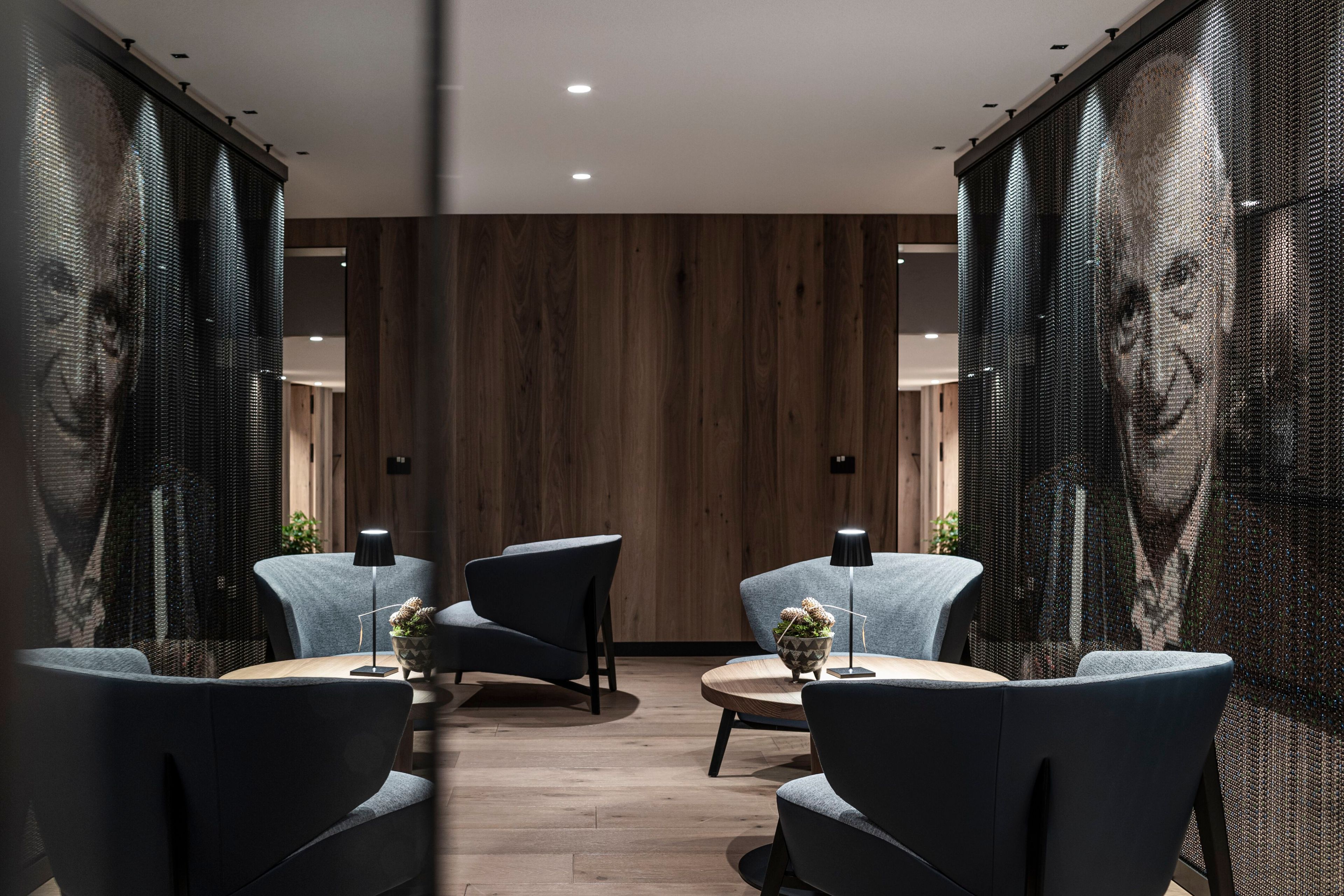 Алюминиевая проволочная палатка Kriskadecor SPACE DIVIDER - HOTEL ARCH-00066647 - Вид №4