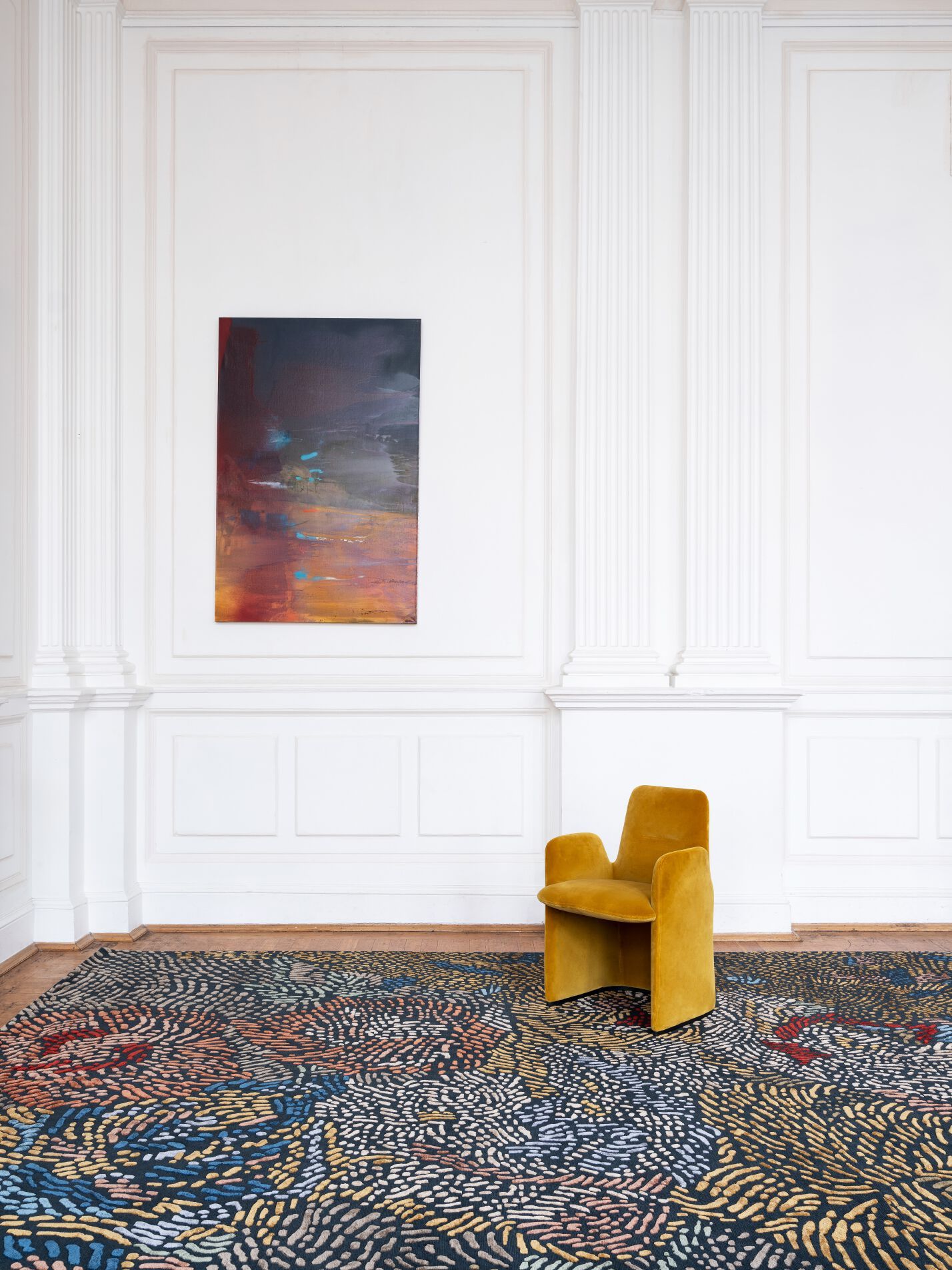 Ковер ручной работы из шерсти и шелка Tapis Rouge навсегда ARCH-00044144 - Вид №9