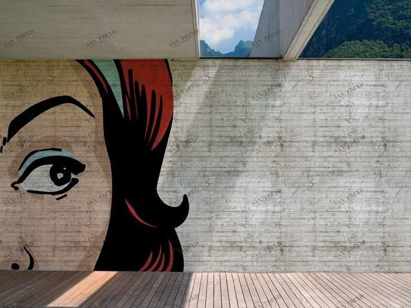 Wall&decò Поп-арт уличные обои Out system 12 sun-id-1484556