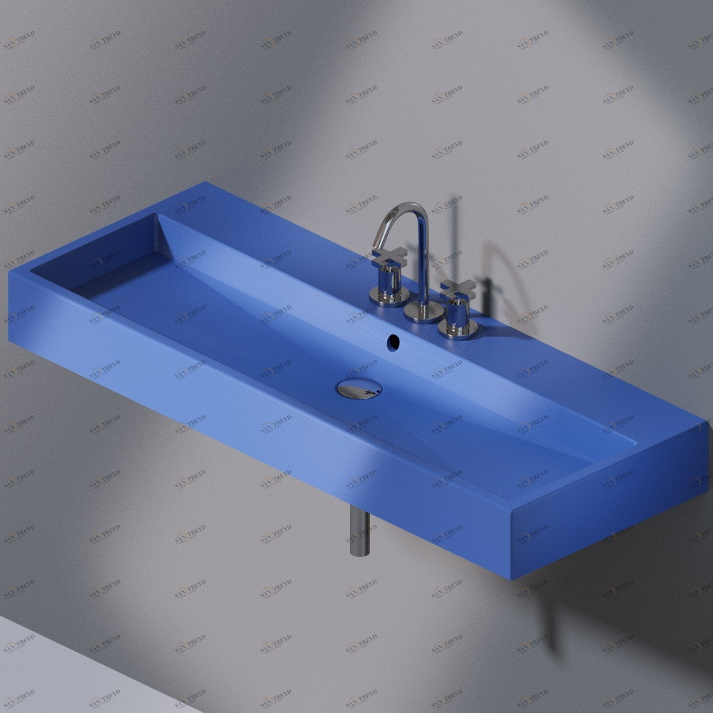 L279T1R3V4.140 Подвесная раковина настенная прямоугольная A. e T. Italia Tank AeT ITALIA
