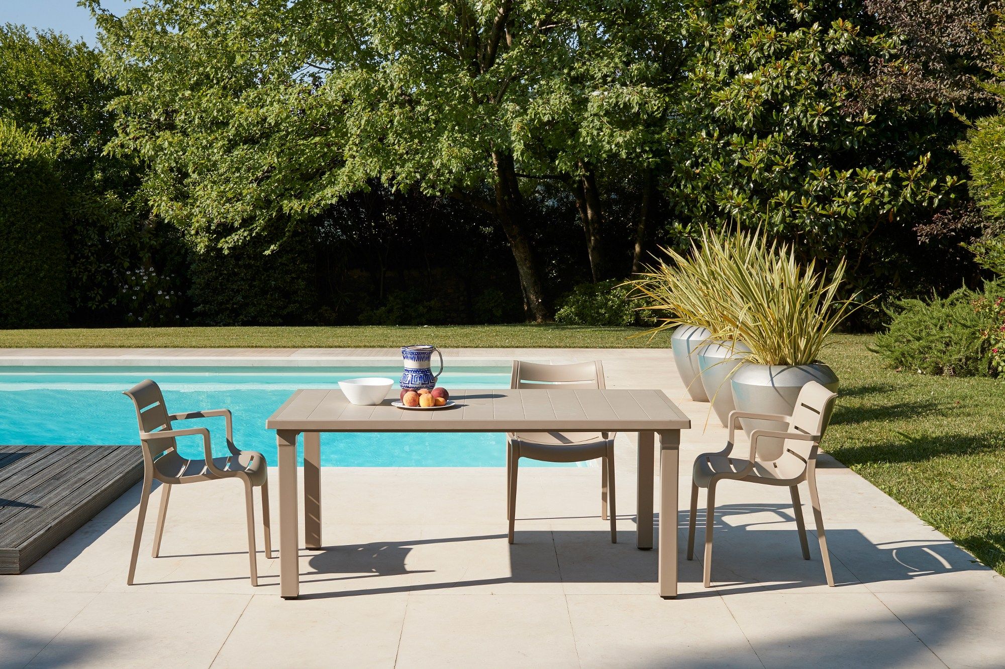 Стул из инженерного пластика с подлокотниками S-CAB SUNSET ARCH-00001938