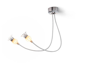 Алюминиевый и стеклянный светодиодный потолочный светильник с гибкой рукояткой