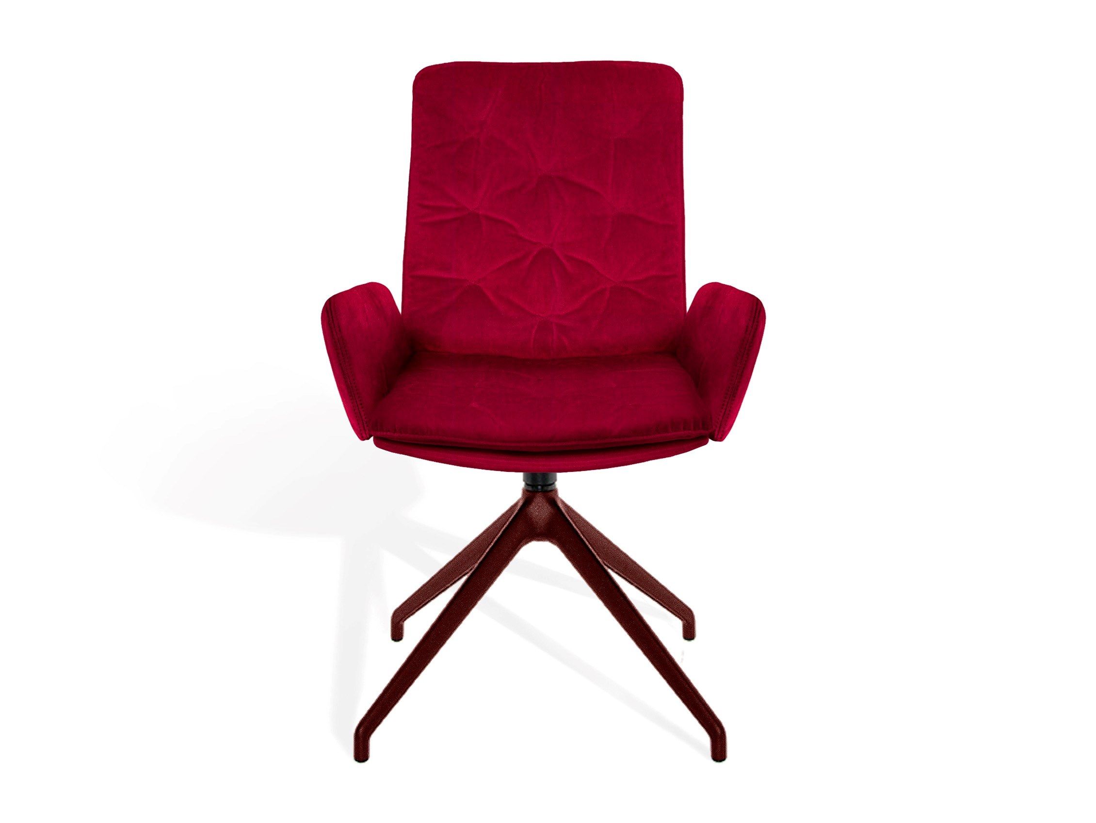 Мягкое вращающееся кресло с подлокотниками KFF Arva Stitch ARCH-00096538 - Вид №1