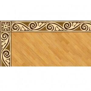 Художественный паркет Da Vinci Паркетный Бордюр 26-122 Орех Европейский (Грецкий) Селект (Гладкая) 1000х200 мм.