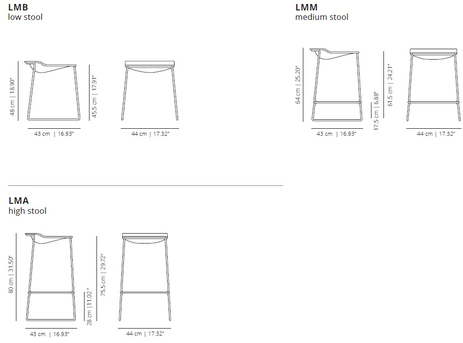 Viccarbe Саночный табурет sun-id-1477571 - Вид №18