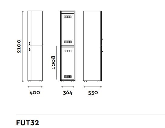 Деревянный шкаф FIT INTERIORS FUTURA ARCH-00112793 - Вид №4