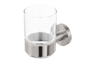 Настенный держатель зубной щетки из нержавеющей стали и стекла