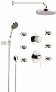 Rubinetterie Mariani Душевой набор с лейкой Noir 170-no