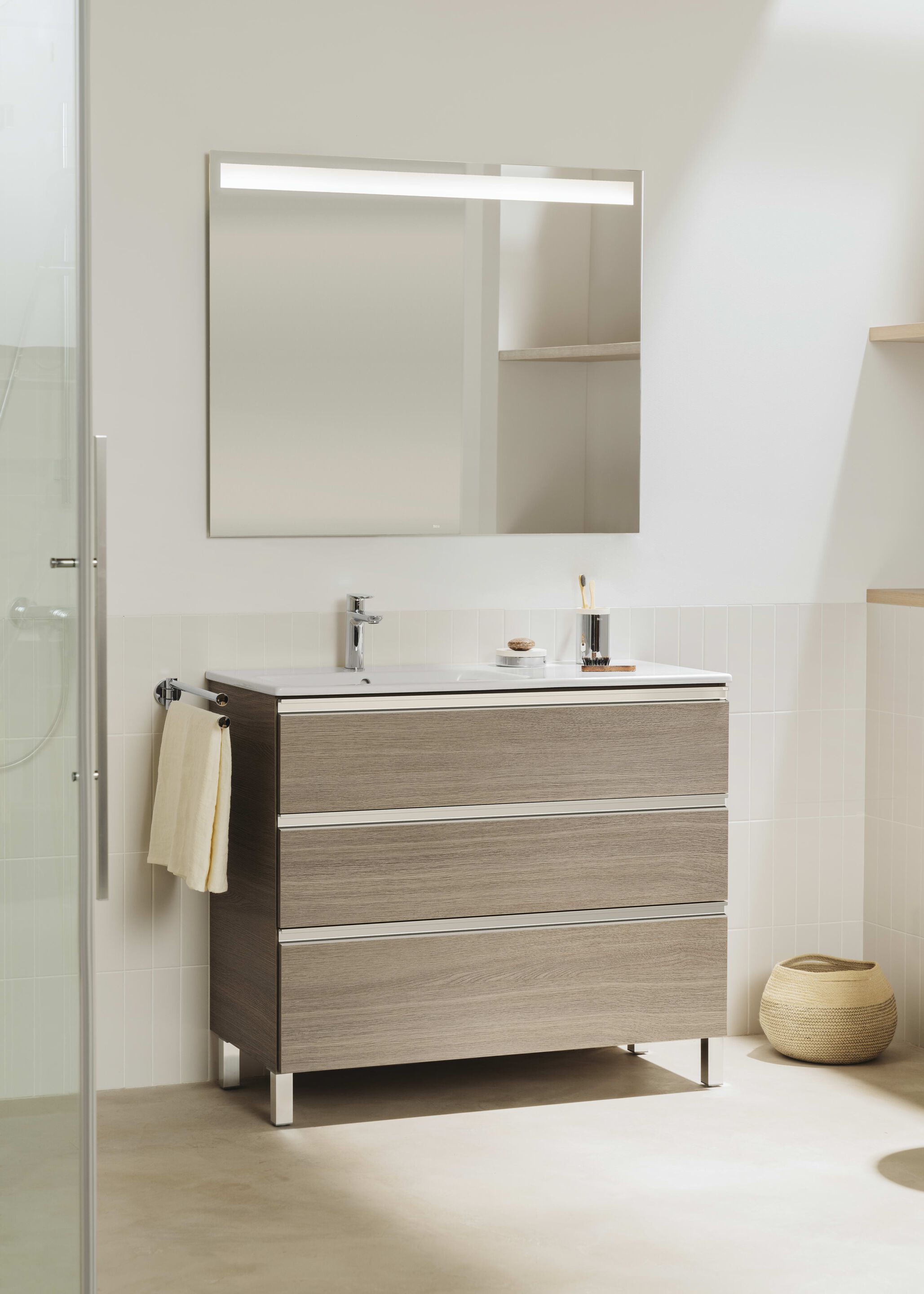 Стеклянная ниша душевая кабина с раздвижной дверью Roca L2-E M3431401.M ARCH-00093088 - Вид №6