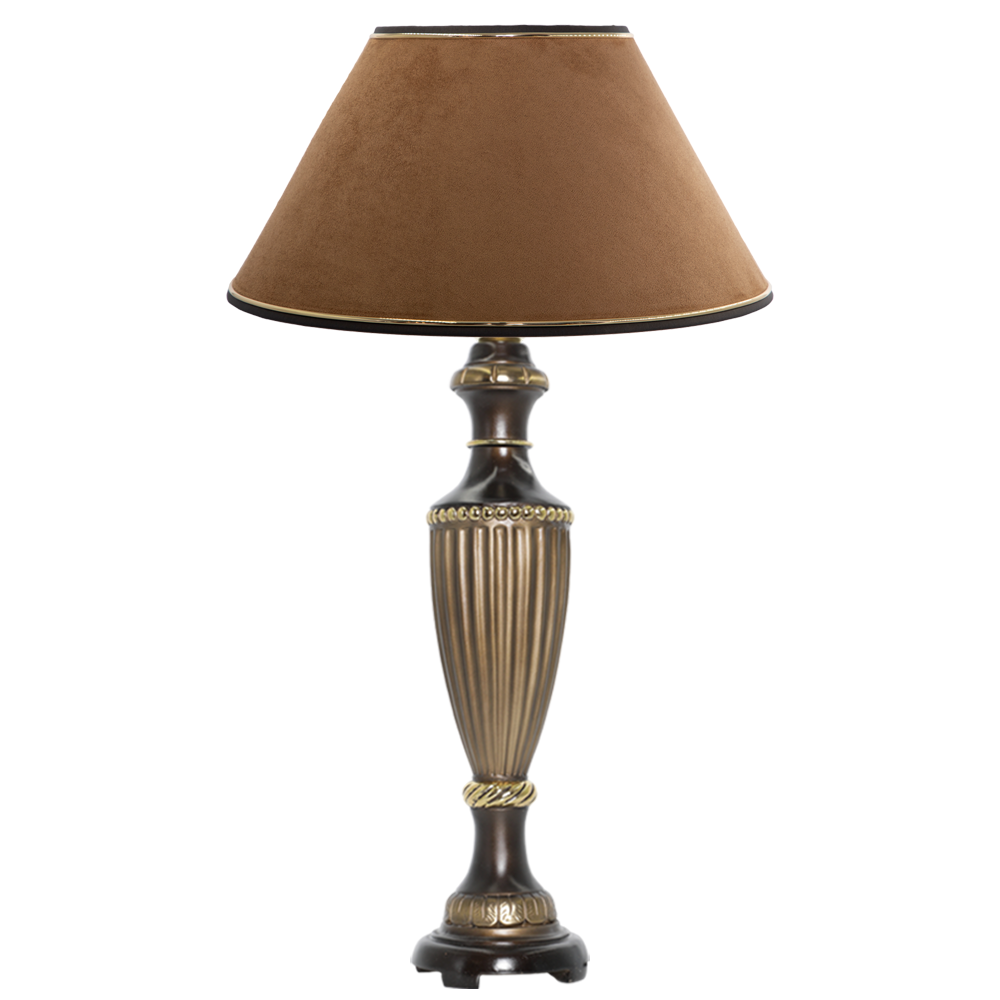 32004,34013 Настольная лампа Ваза Ребристая Бронза Тоффи BOGACHO 4627138210574, 4627179657093