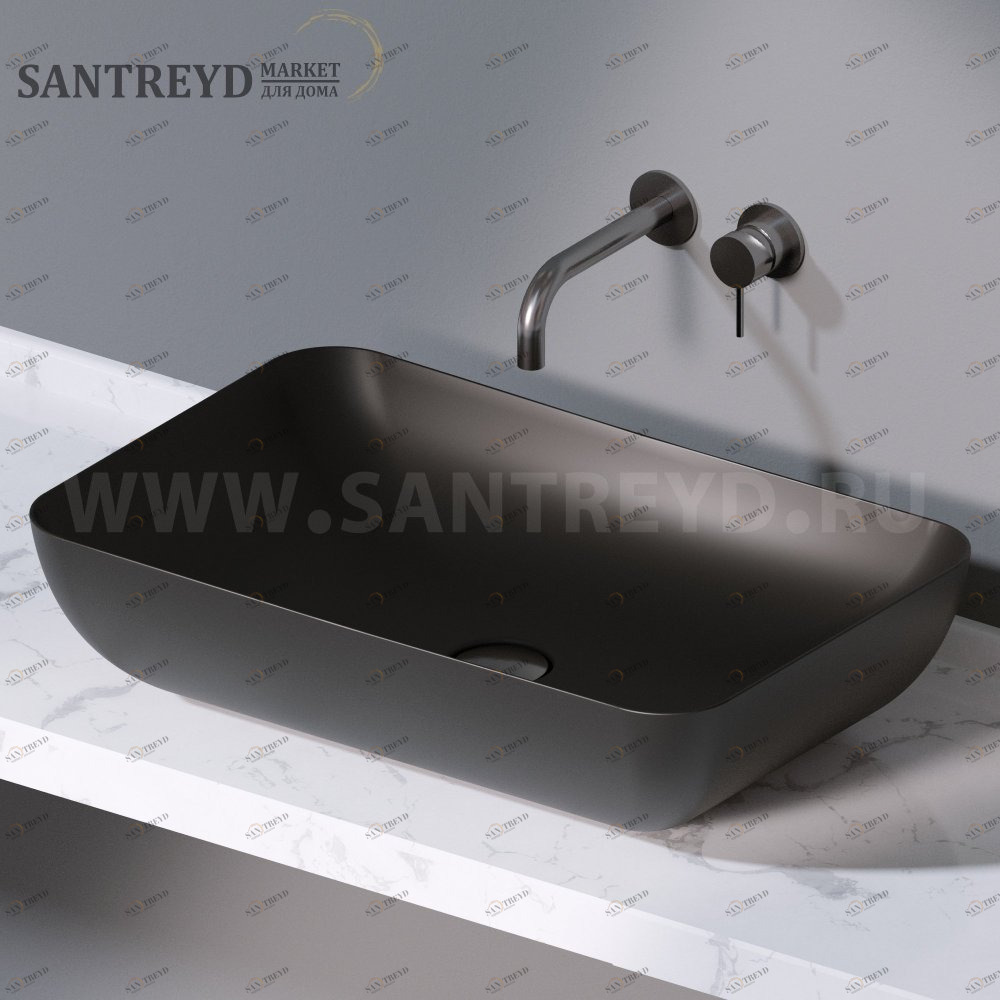 L603105 Накладная раковина на столешницу  прямоугольная A. e T. Italia ELITE AeT ITALIA