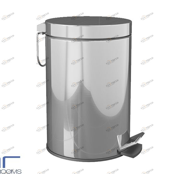 ВЕДРО ДЛЯ МУСОРА ИЗ ХРОМИРОВАННОЙ СТАЛИ SALGAR Аксессуары для ванной Salgar 6445