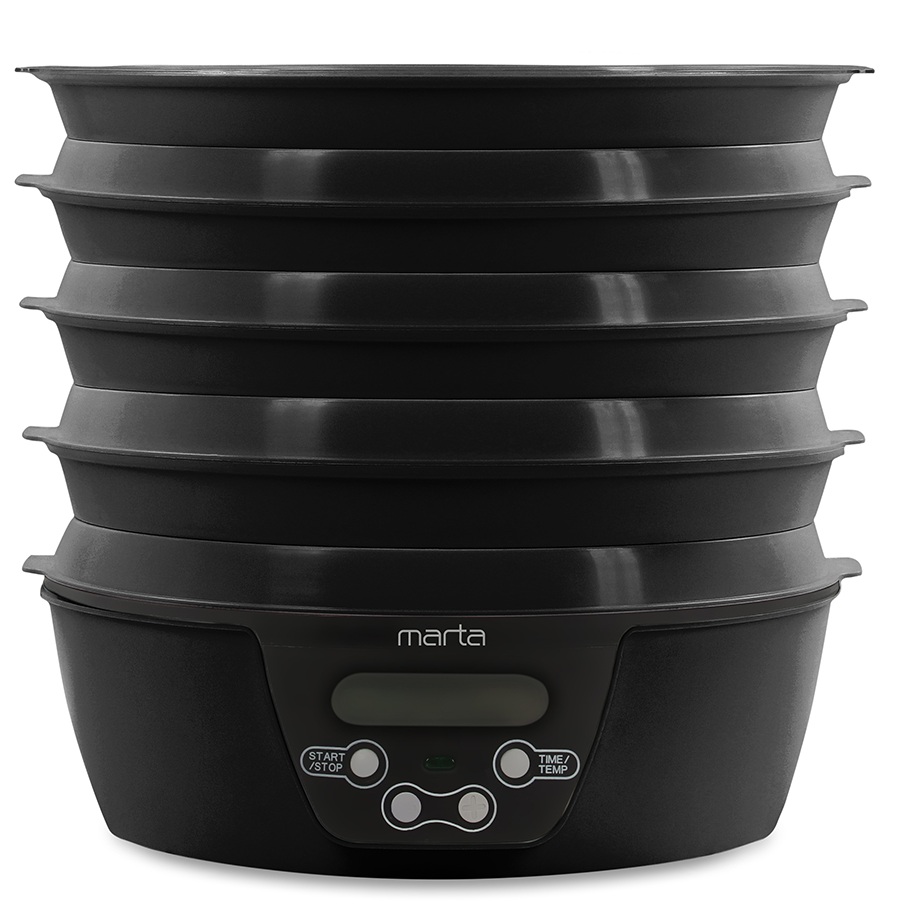 9934671 Сушилка для овощей и фруктов MARTA MT-FD1888C черный STDN-0113287
