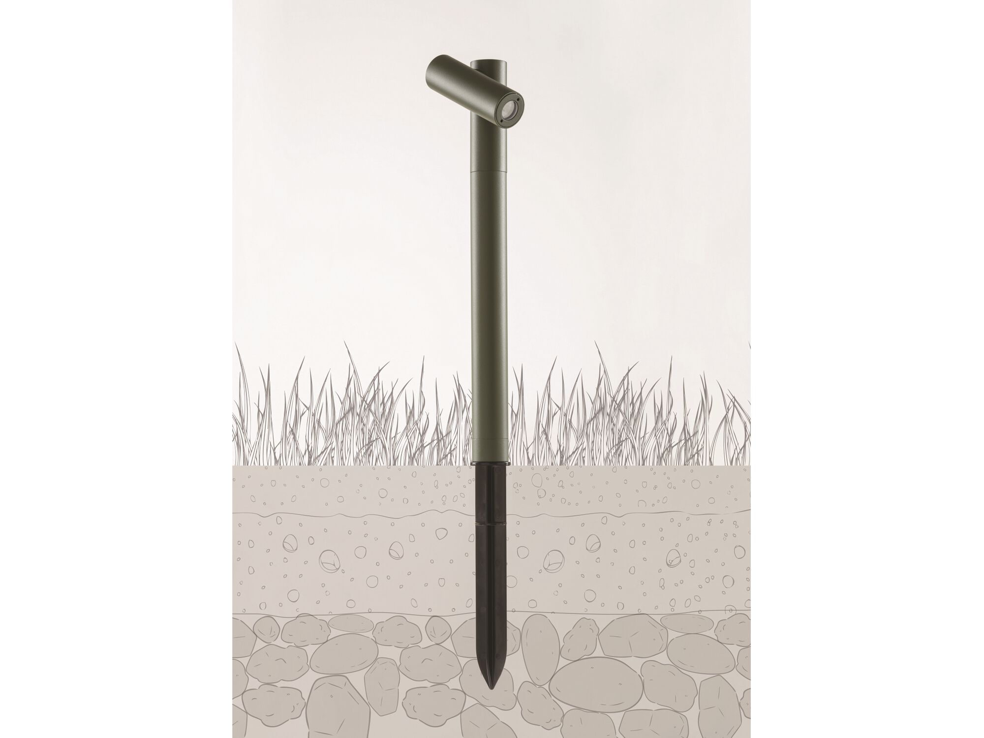 Экструдированный алюминиевый светодиодный регулируемый наружный прожектор PAN GEMINI ARCH-00033336 - Вид №2